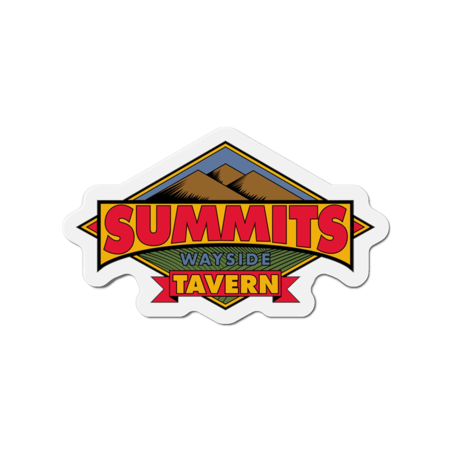 Summits Tavern - Die-Cut Magnets