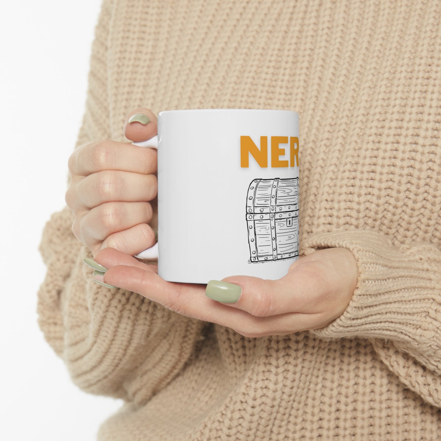 Nerd Treasure Chest Ceramic Mug 11oz