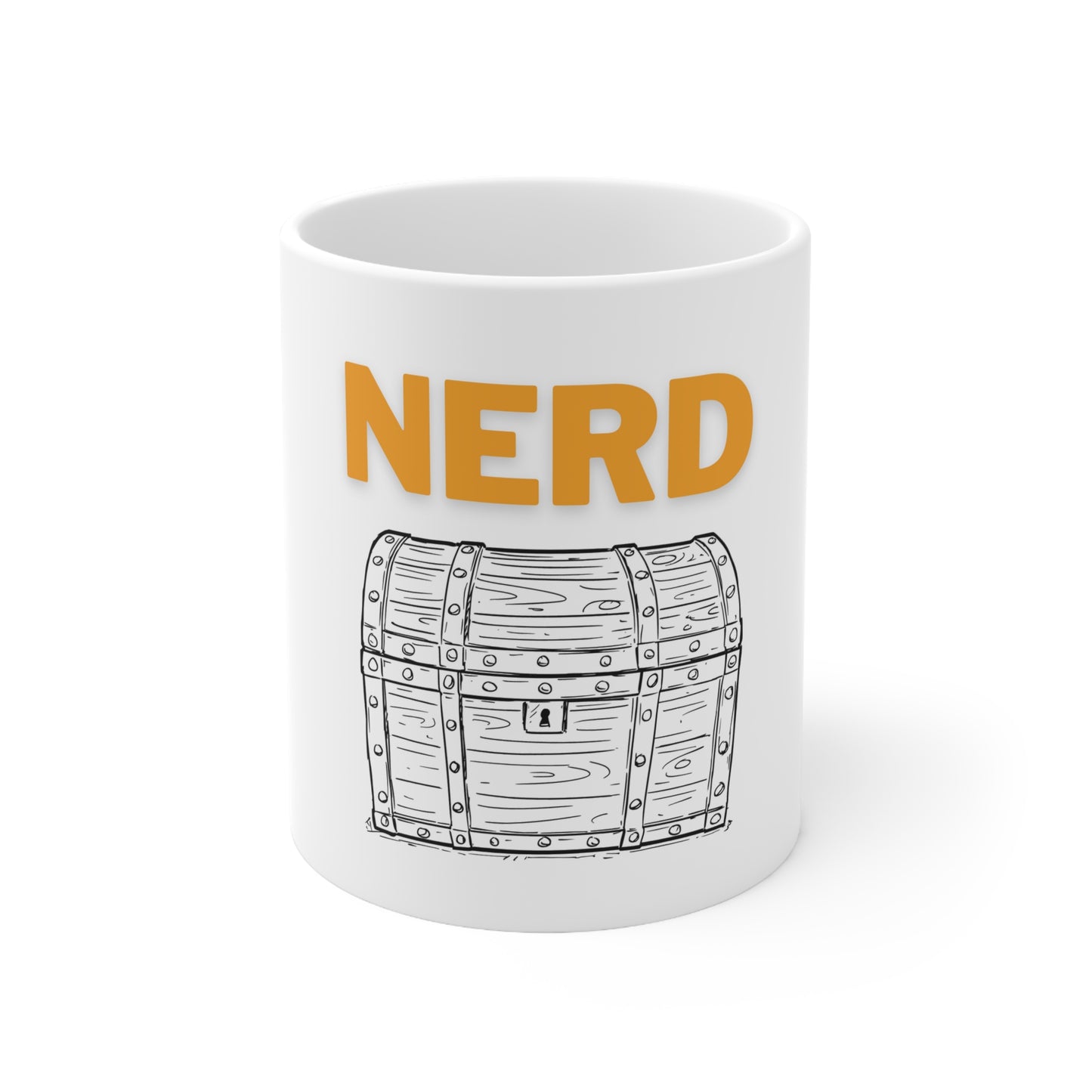 Nerd Treasure Chest Ceramic Mug 11oz